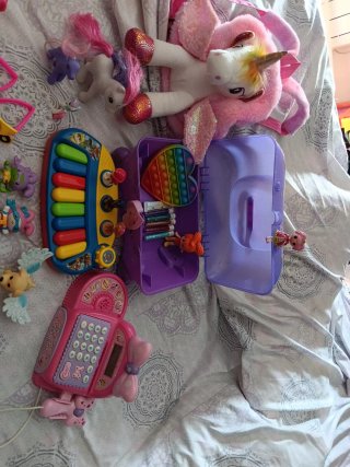 Lote Juguetes Niñas Unicornio Caja Musical