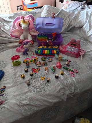Lote Juguetes Niñas Unicornio Caja Musical
