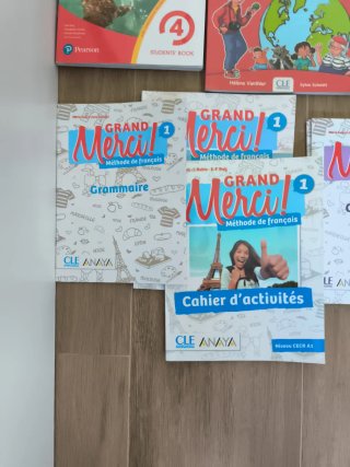 Libros escolares, usados