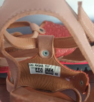 Sandalias de piel, TakeMe. Talla 40