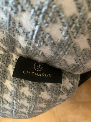 Cama para mascotas gris pata de gallo