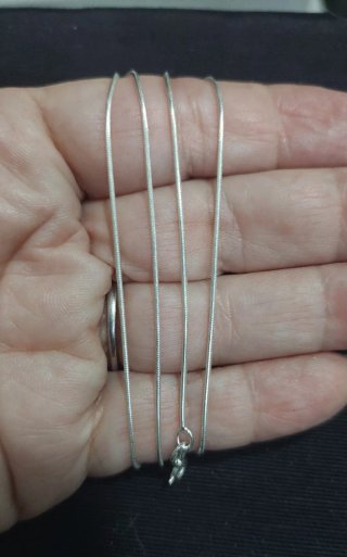 Cadena de 60cm de Plata de Ley