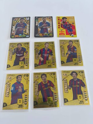 Lote cromos Messi Panini Dynasty Balón de Oro