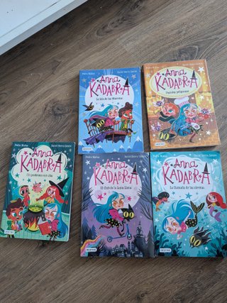 Libros Anna kadabra. Números 1,2,5,6 y 10