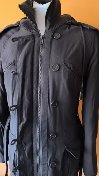 Parka MNG Marrón Chocolate Talla S
