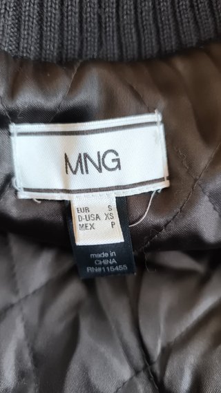 Parka MNG Marrón Chocolate Talla S