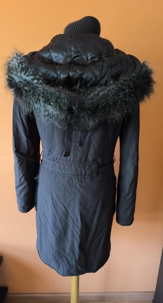 Parka MNG Marrón Chocolate Talla S