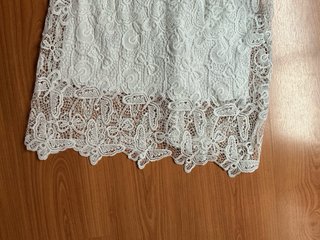 Vestido blanco de encaje