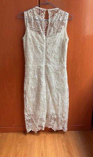 Vestido blanco de encaje