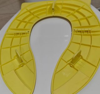 Reductor WC Plegable Infantil Amarillo