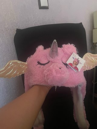 Gorro Unicornio Alas Flying Tiger Rosa