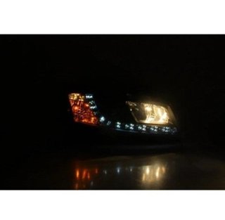 Faros delanteros LED para Fiat Stilo Black