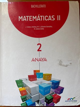 Matemáticas II 2 Bachillerato