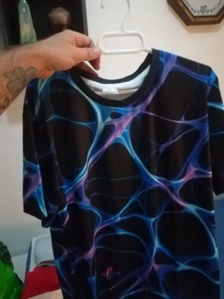 Camiseta hombre estampado abstracto