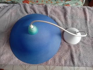 Lampadario Ikea Duo cod. 2839 blu