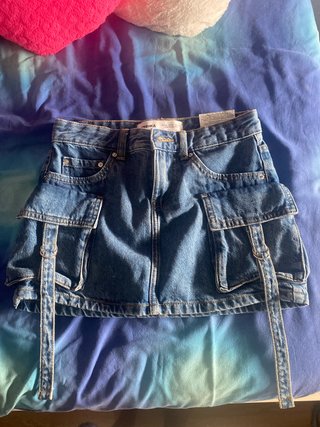 Falda vaquera Bershka