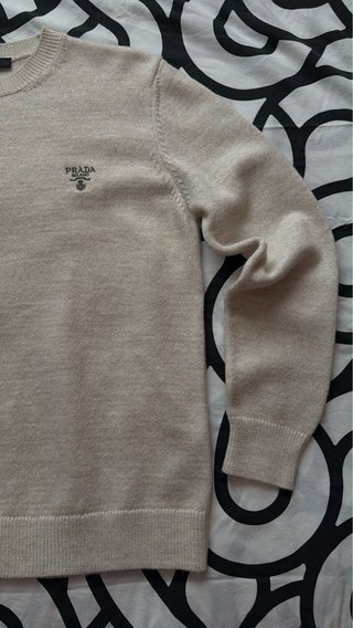 Jersey Prada Talla M Beige