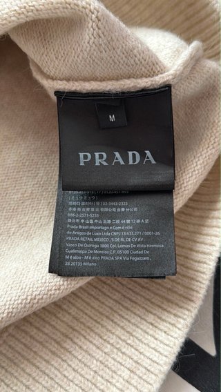 Jersey Prada Talla M Beige