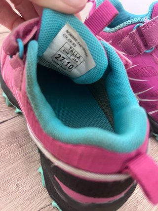 Zapatillas montaña niña talla 27