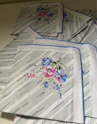 Tovaglia cotone 6 posti floreale