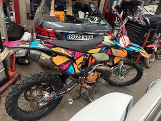 Ktm exc 250 2t enduro pegatina c verde medioambien