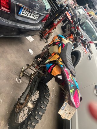 Ktm exc 250 2t enduro pegatina c verde medioambien