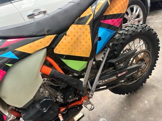 Ktm exc 250 2t enduro pegatina c verde medioambien