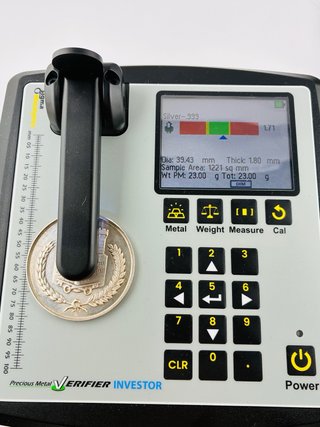 Moneda de plata -999
