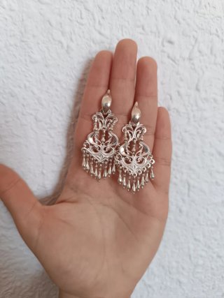 Pendientes Yakutos Plata 925 Flecos