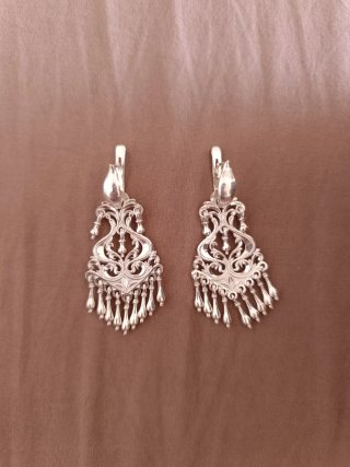 Pendientes Yakutos Plata 925 Flecos
