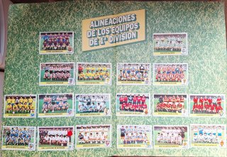 Álbum Cromos Liga 86/87 - Campeonato 1ª Div