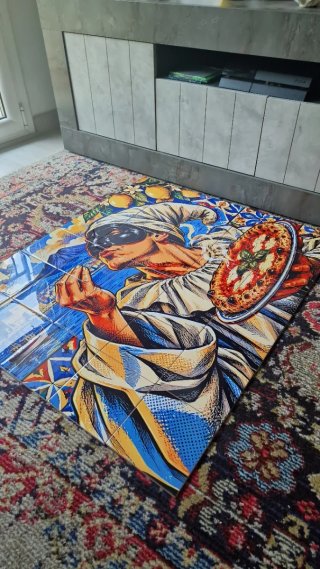 Azulejo Virgen María religioso decoración