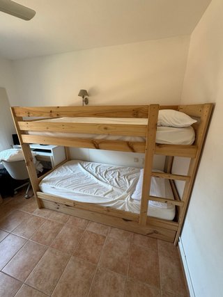 Letto a castello MYDAL in pino 90x200 cm
