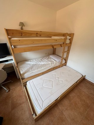Letto a castello MYDAL in pino 90x200 cm