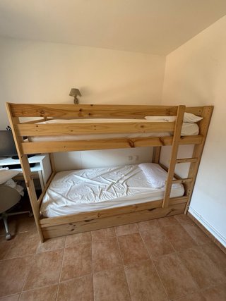 Letto a castello MYDAL in pino 90x200 cm