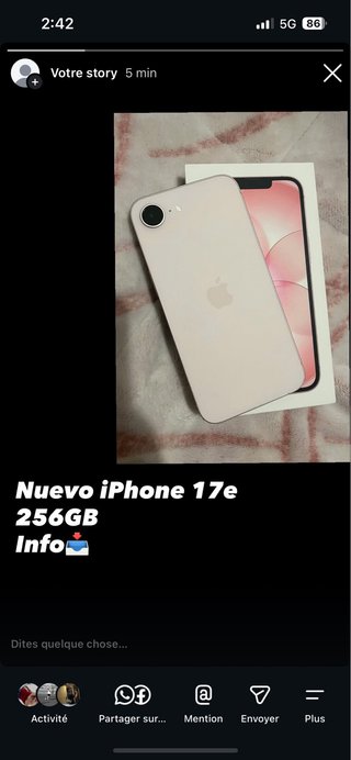 iPhone 17e 256GB Rosa Nuevo