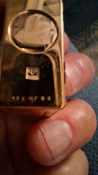 Encendedor S.T. Dupont Ligne 1 vintage chapado oro