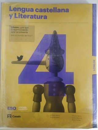 Lengua castellana y literatura 4 ESO. Ed Casals