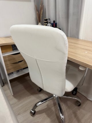 Escritorio L Madera y Metal