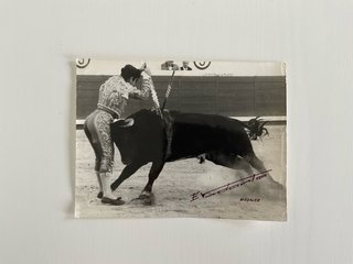Dos Fotografías taurinas de Jose Falcón, 1968