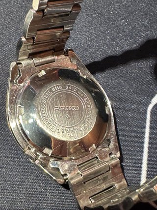 Reloj Seiko 5 Automático Plata 6119-6410
