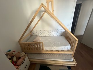 Cama Cabaña Nido Bonamint Madera