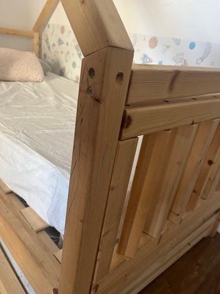 Cama Cabaña Nido Bonamint Madera