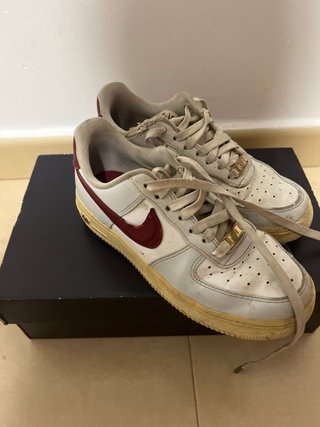 Nike Air Force 1 Rojas y Blancas