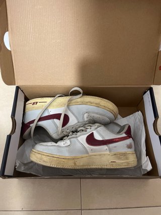 Nike Air Force 1 Rojas y Blancas