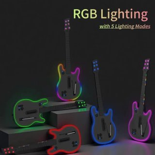 Guitarra Clone Hero Multiplataforma con Luces