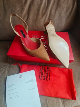 Zapatos Carolina Herrera Marrones Talla X