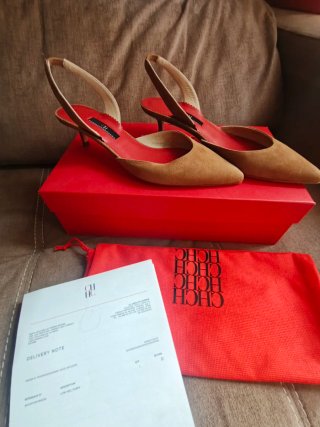 Zapatos Carolina Herrera Marrones Talla X