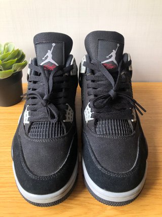 Zapatillas Air Jordan 4 Retro   Negras y Grises