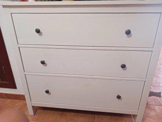 Cómoda Hemnes IKEA Blanca 3 Cajones